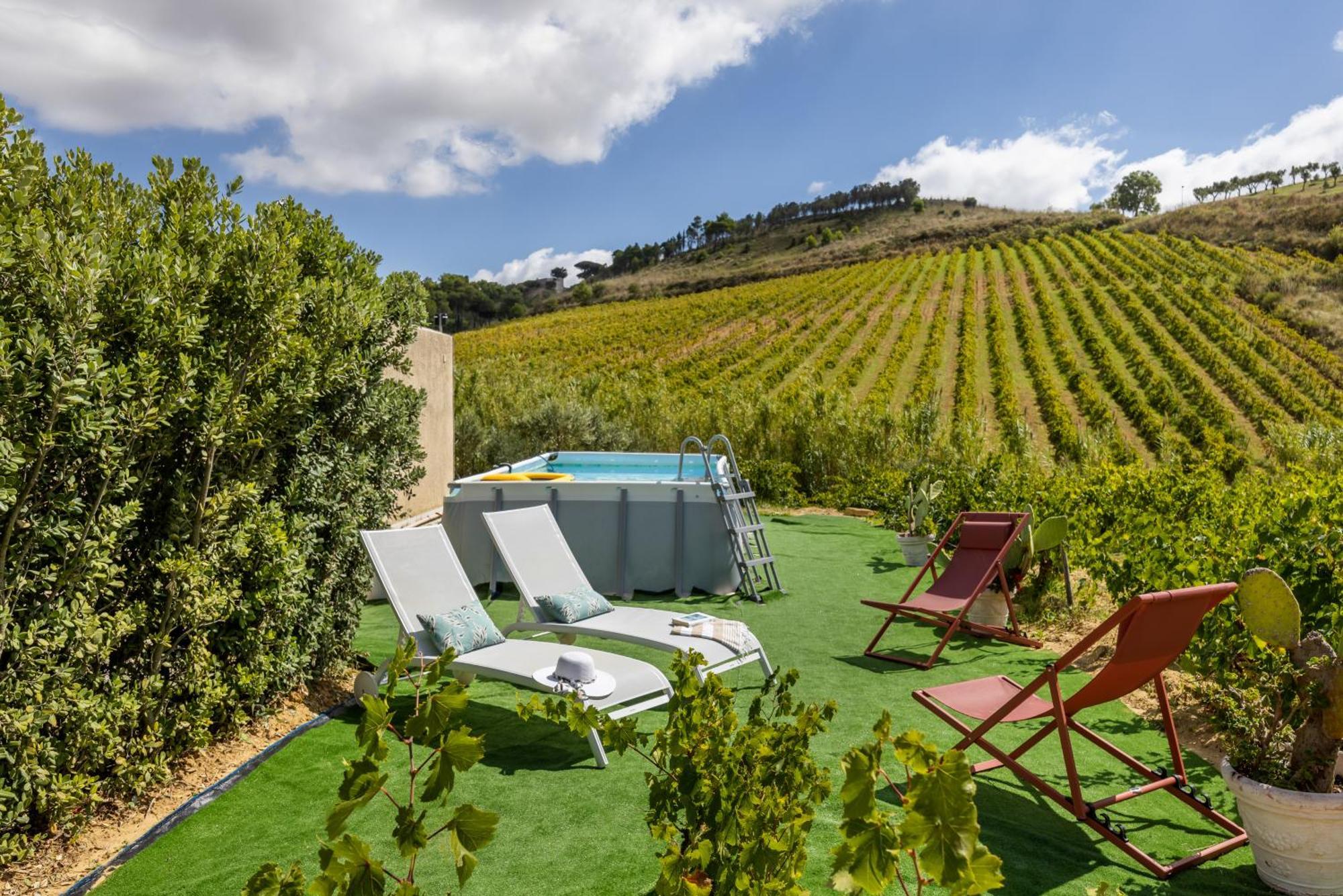 Villa Bonifato Vista Sulle Campagne E Sul Mare Siciliano Cozy House Italy Alcamo Bagian luar foto